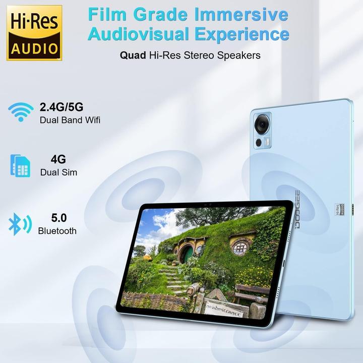 Actual product image Doogee T10 Plus (Tablette 4G - 10.51", 256 Go, 8 Go RAM) Bleu (4G, 10.51", 256 GB, Blue)
