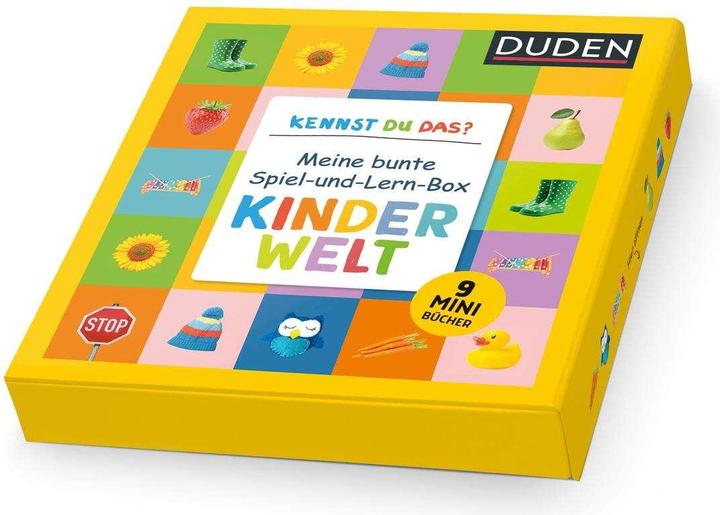 Etichetta energetica Duden 12+ Lo sai? La mia scatola colorata per giocare e imparare: Mondo dei bambini (Tedesco)