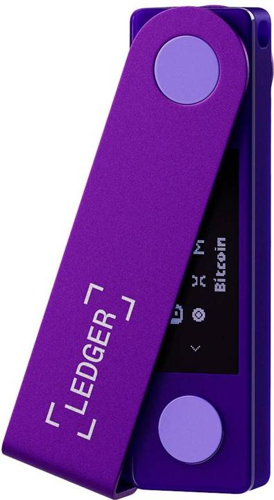 Produktbild Ledger DUPLIKAT Nano X Krypto-Hardware-Geldbörse Purple Amethyst (Bitcoin, Litecoin, Ether)