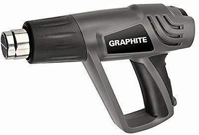 Actual product image Graphite Heat gun 2000W, temperature range: I: 25 ° C, II: 350 ° C, III: 550 ° C, housing