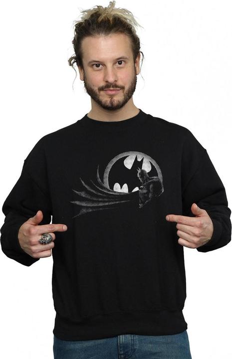 Actual product image Mens Batman Spot Sweatshirt (XXL)