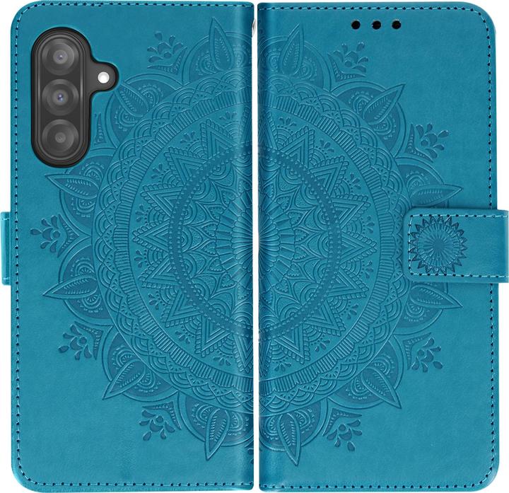 Actual product image Avizar Etui Mandala-Blumen für Samsung A26 Portemonnaie mit Handschlaufe (Samsung Galaxy A26)