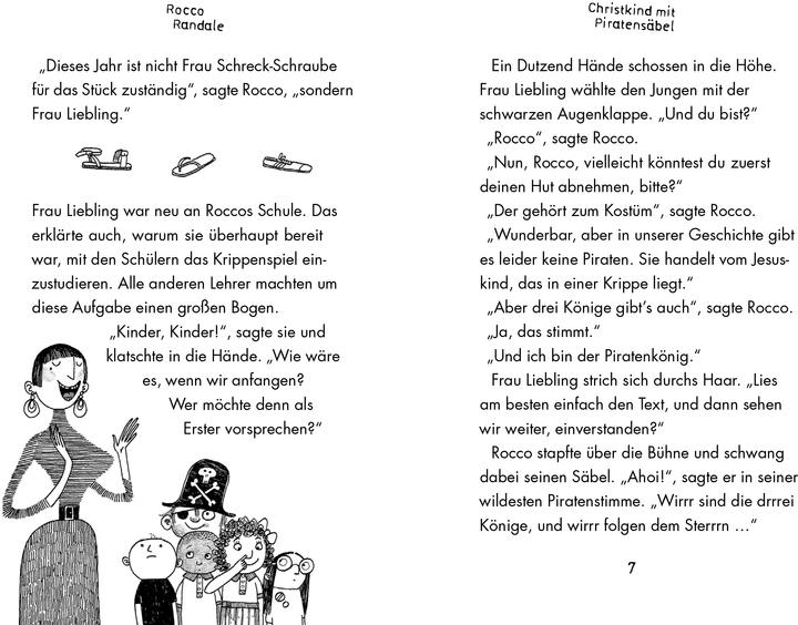 Produktbild Rocco Randale 06 - Christkind mit Piratensäbel (Deutsch, Alan MacDonald, David Roberts, Monika Osberghaus, 2021)