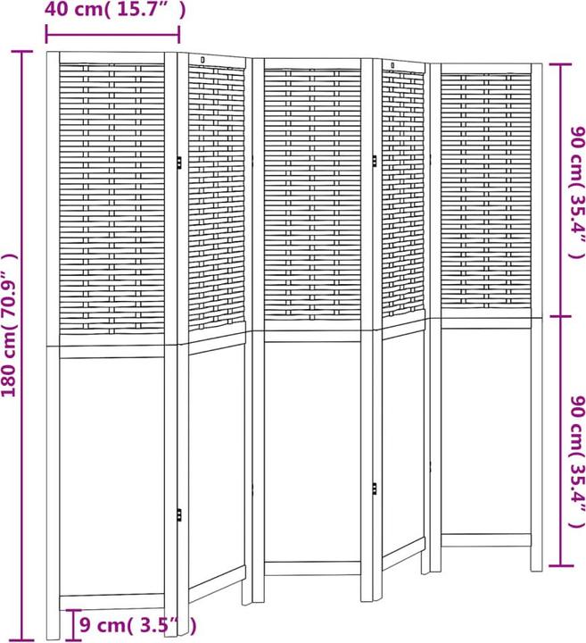 Immagine prodotto vidaXL Paravent