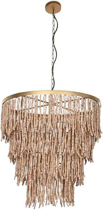 Techo Lamp with Natural Balls