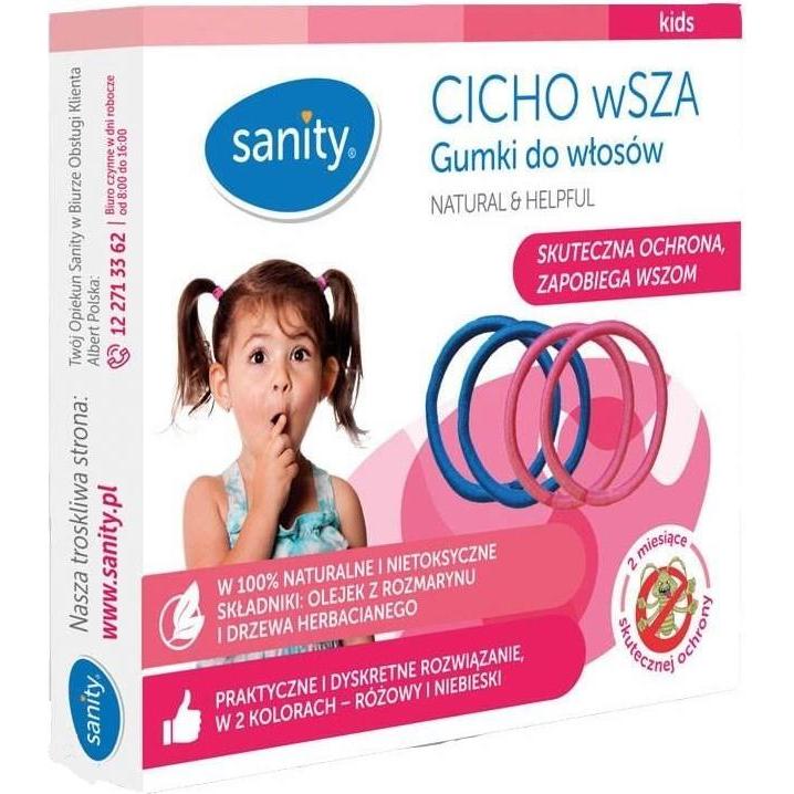Sanity, Haargummi, Geistiger Gesundheit ruhig alle Haare Elastizbänder. 4 Stück