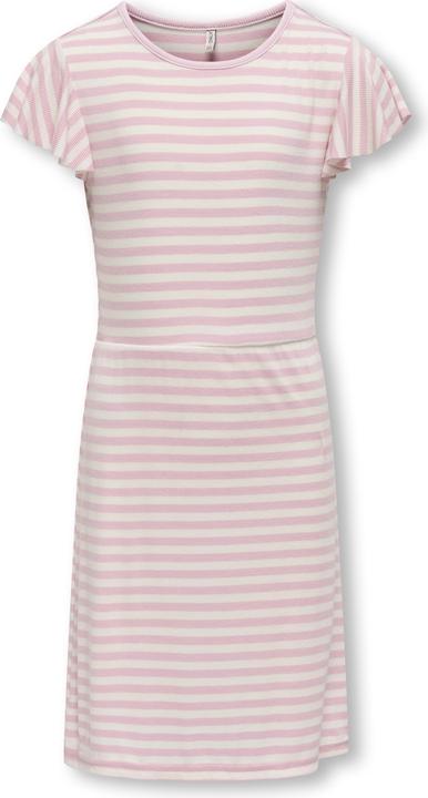 Produktbild Only Normal geschnitten V-Ausschnitt Junior Fledermaus-Ärmel Kurzes Kleid Kleid (122, 128)