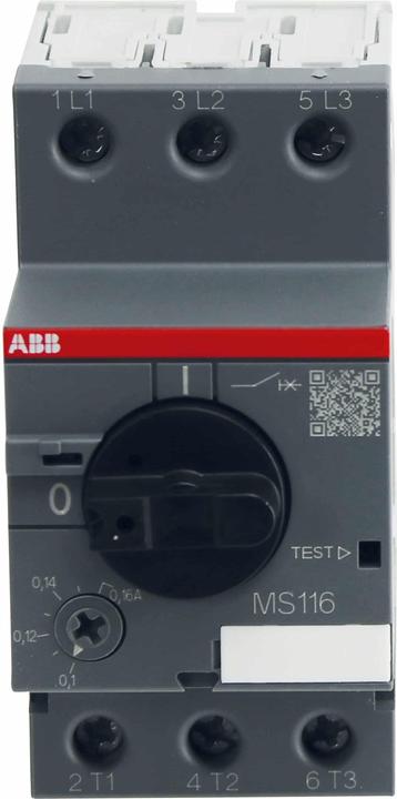 Image du produit ABB Disjoncteur-moteur MS116 - 0,16