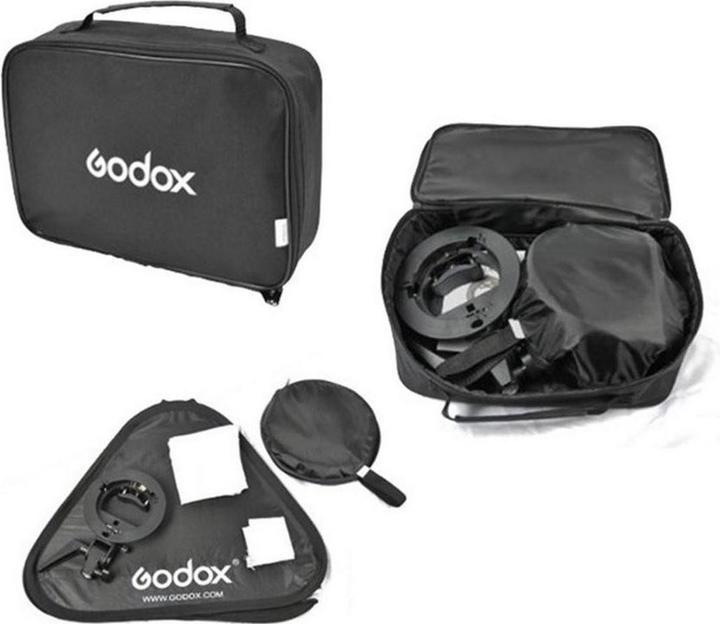 Produktbild Godox Kit Type-S Blitzadapter (Bowens) mit Softbox 80X80cm und Wabengitter (Softbox)