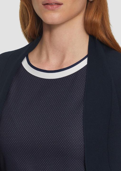 Produktbild S.Oliver Strickjacke Offene Feinstrick-Jacke mit 3/4-Ärmeln (36)