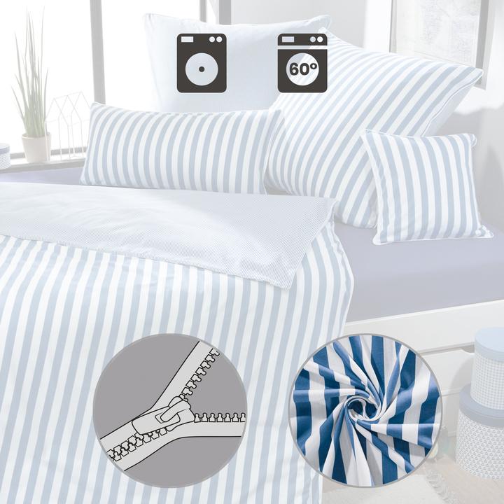 Image du produit Erwin Müller Wendebettwäsche (Housse de couette, 135 x 200 cm, 80 x 80 cm)