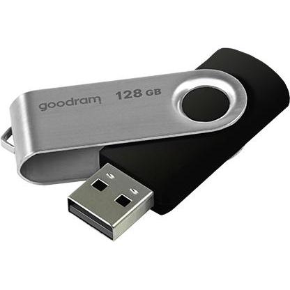 Thumbnail - Goodram UTS2 (128 GB, USB-A, USB 2.0), USB Stick, Schwarz, Silber