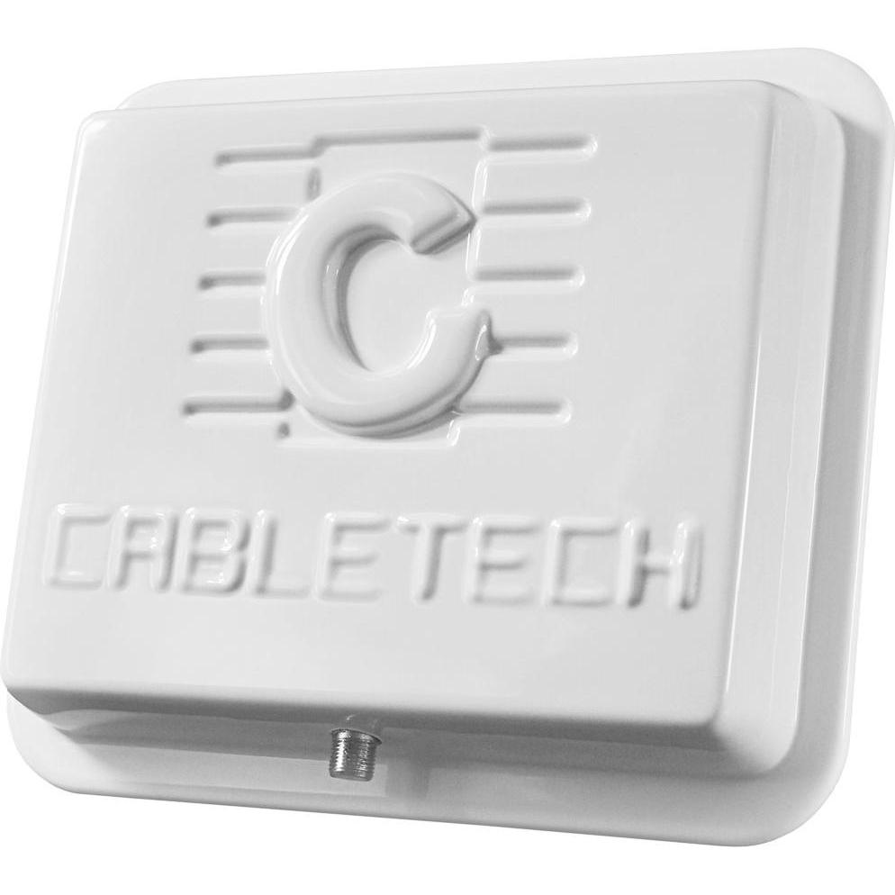 Cabletech Antenne DVB-T, externes Panel 45 dB (Zimmerantenne, 45 dB, DVB-T / -T2), SAT Spiegel + SAT Antennen
