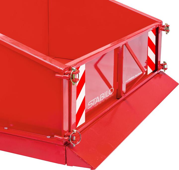 Actual product image Dema Heckcontainer Basic 100 Heckmulde Transportcontainer Mulde (200 l)