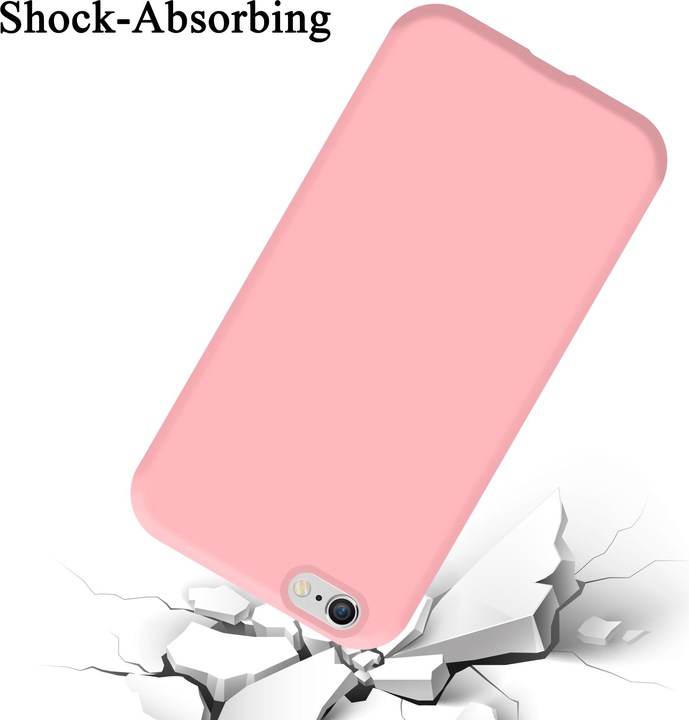 Actual product image Cadorabo TPU Liquid Silicone Case Cover (Apple iPhone 6 Plus)