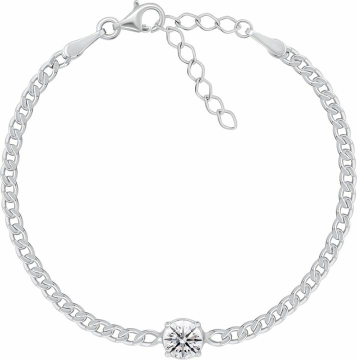 Brilio Silver - Women's silver bracelet with cubic zirconia BRC184W