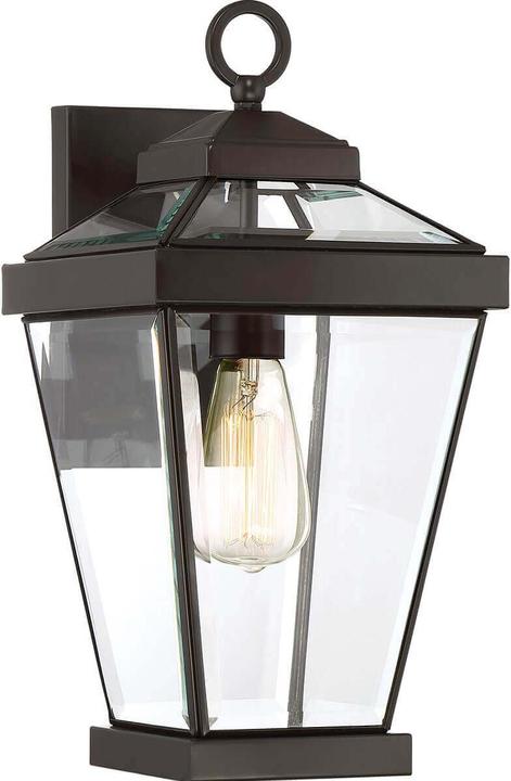 Elstead Lighting Ravine lampada da parete per esterni E27 41cm bronzo occidentale IP44 (E27, IP44)