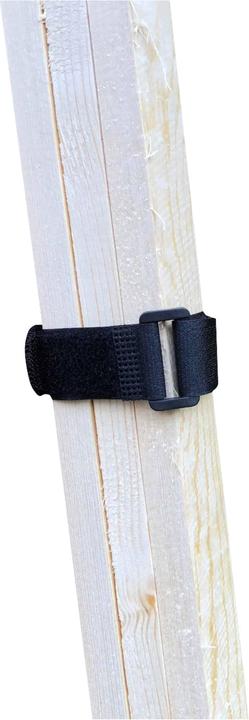 Produktbild Chilitec Klettband-Set mit Öse, 5 Stück, 50x2 cm, schwarz
