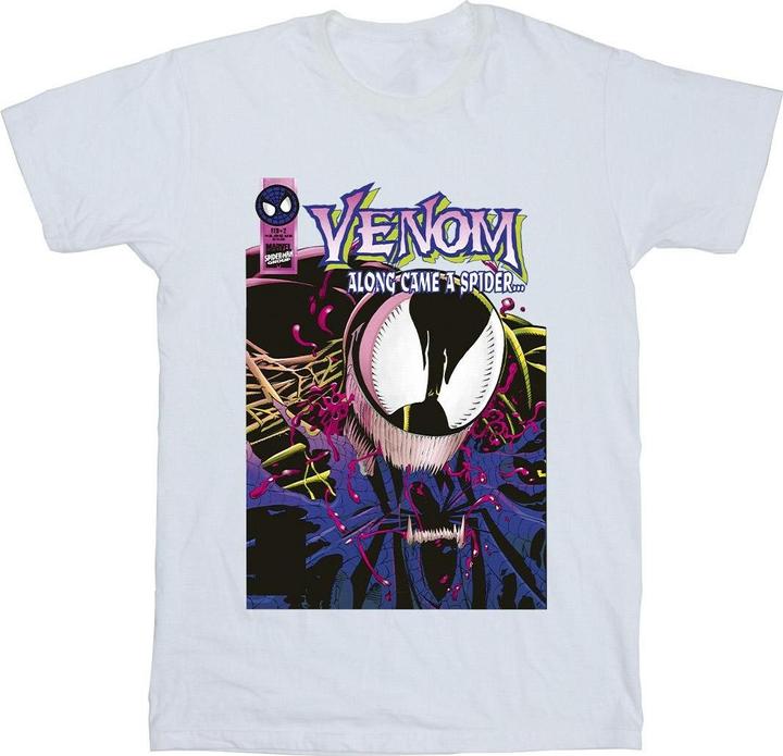 Actual product image Mens Spider-Man Venom Purple Head T-Shirt (M)