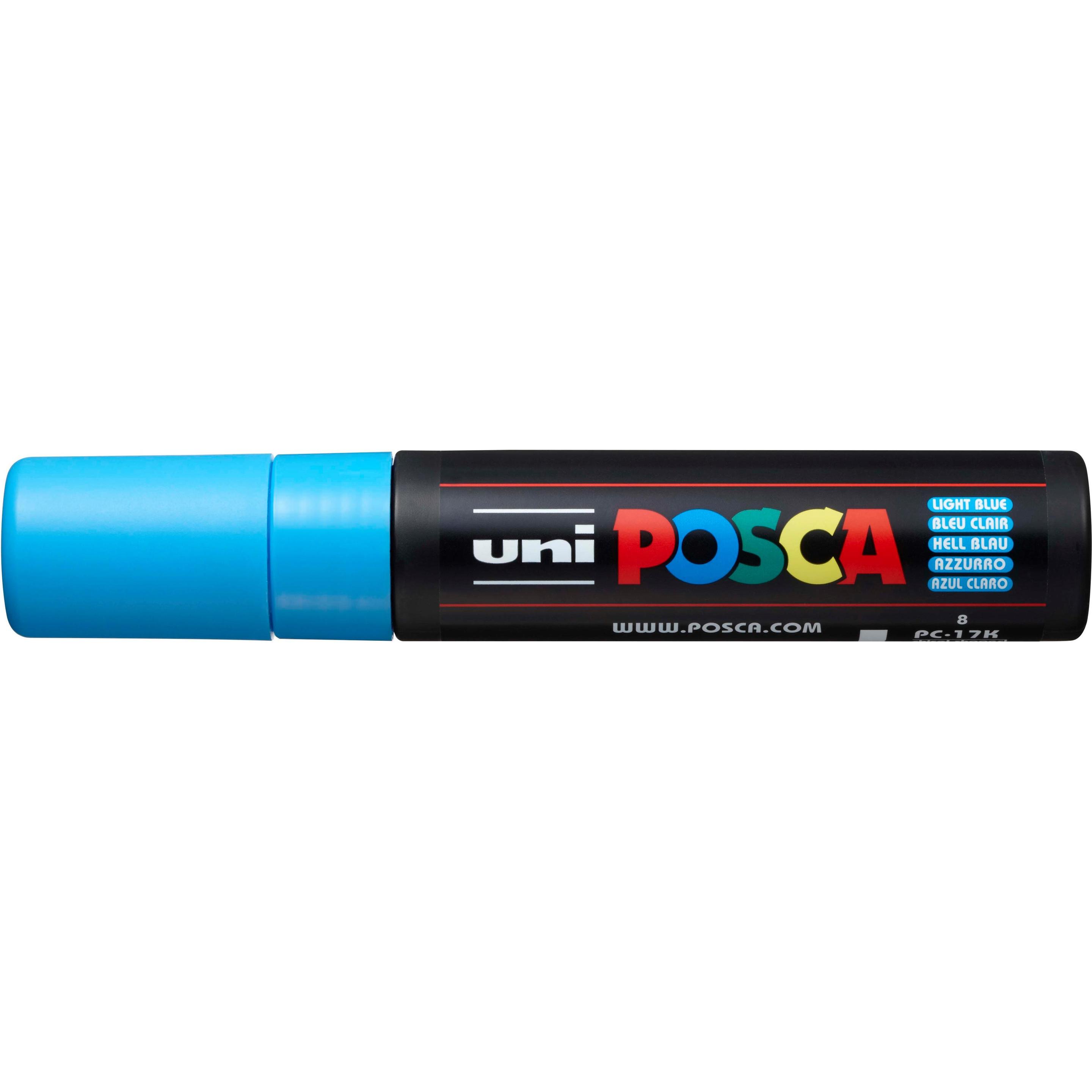 Posca, Marker, Marker PC-17K Rechteckspitze (Blau, 15 mm, 1 x)