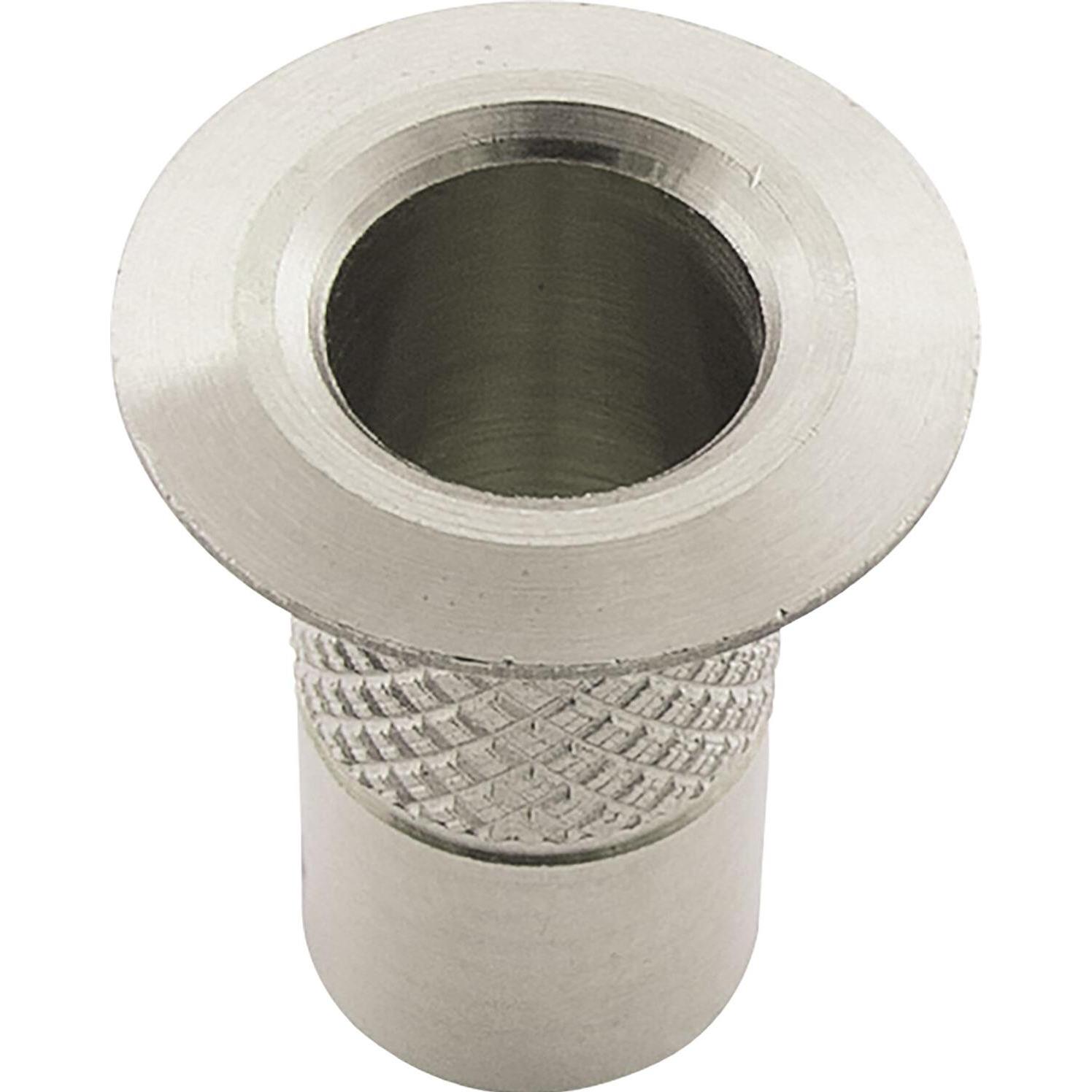 Ibfm, Baubeschläge + Holzverbinder, Bodenbüchse ohne Verschluss, 12 mm, Messing vernickelt (1 Stk.)