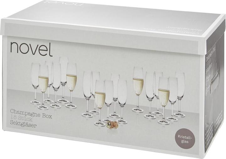 Produktbild Novel Crista (22 cl, 18 Gläser, Sektgläser)