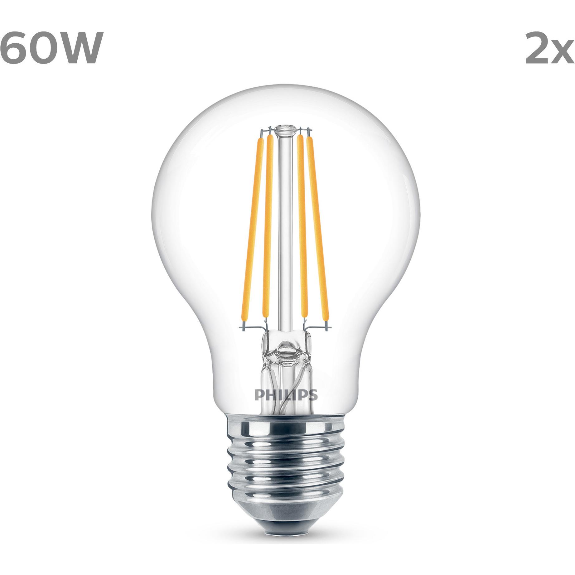 Thumbnail - Philips, Leuchtmittel, LED Classic (E27, 7 W, 850 lm, 2 x, E)