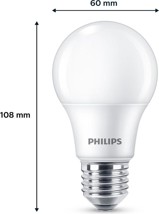 Produktbild Philips LED Lampe (E27, 8 W, 806 lm, 3 x, F)