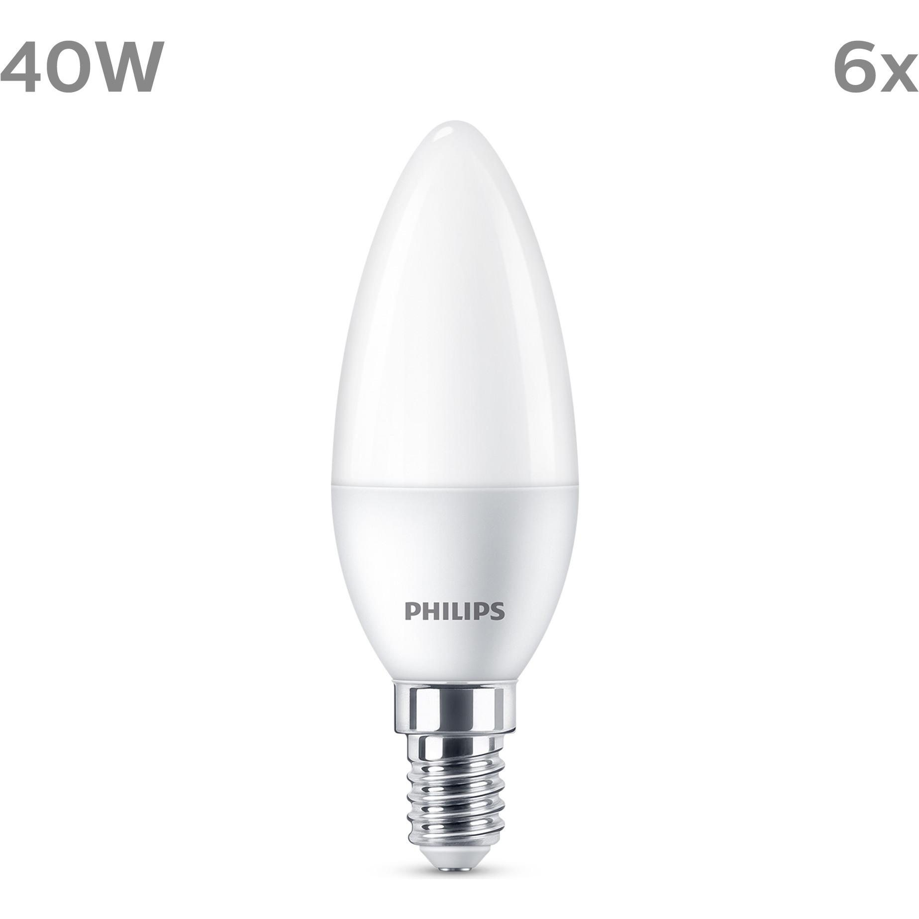 Thumbnail - Philips, Leuchtmittel, LED Lampe (E14, 4.90 W, 470 lm, 6 x, F)
