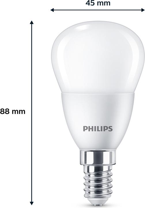 Actual product image Philips Led lamp (E14, 4.90 W, 470 lm, 6 x, F)