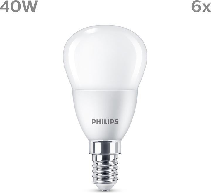 Actual product image Philips Led lamp (E14, 4.90 W, 470 lm, 6 x, F)