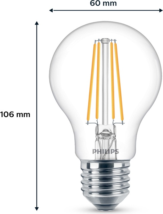 Produktbild Philips LED Classic (E27, 7 W, 850 lm, 3 x, E)