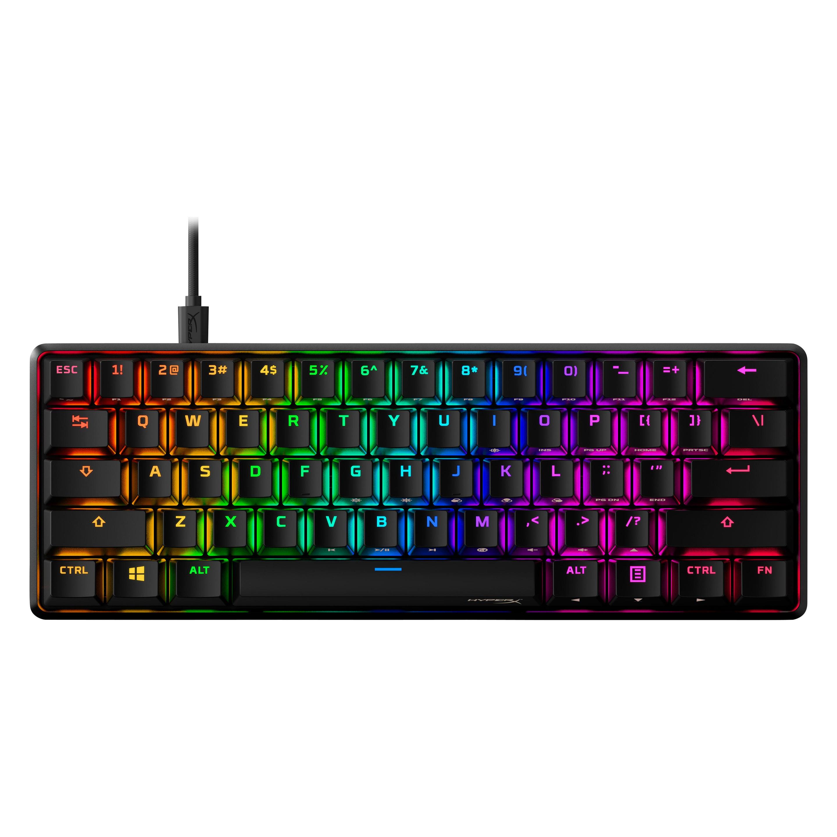 HP HyperX Alloy Origins 60 (US, Kabelgebunden), Tastatur, Schwarz