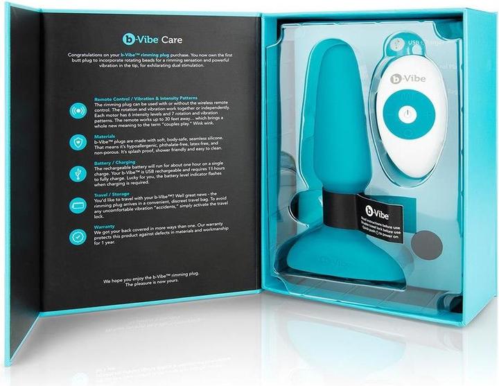 Produktbild Shots Rimming Remote Control Plug Teal