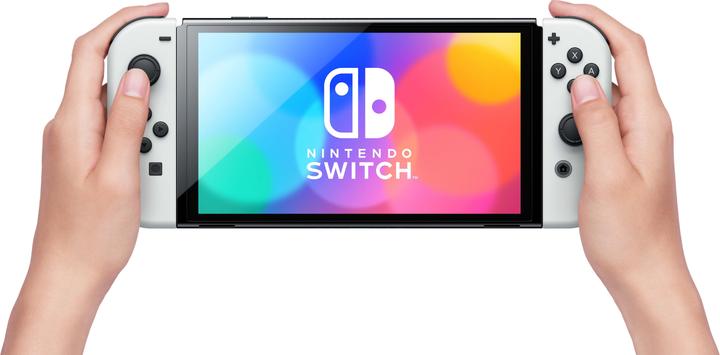 Productafbeelding Nintendo Switch OLED-model (wit) - Mario Kart 8 Deluxe + Switch Online-lidmaatschap (12 maanden)