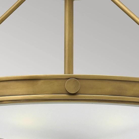 Produktbild Elstead Lighting Collier Deckenleuchte E14 4-fach Heritage Messing (E14)