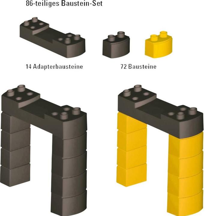 Produktbild Märklin H0 BausteinSet Steigung Gefälle