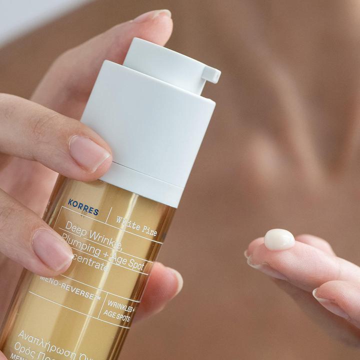Actual product image Korres White Pine Meno Reverse™ Deep Wrinkle, Plumping + Age Spot Concentrate (30 ml)