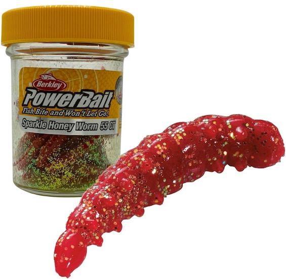 Produktbild Berkley Powerbait Honeyworm redscales (3.50 cm)