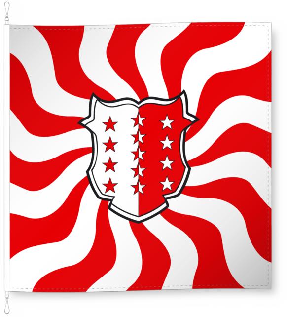 Produktbild Alpenfahnen Wallis (120 x 120 cm)