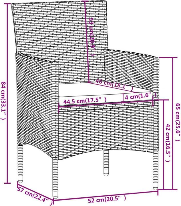 Image du produit vidaXL Maternus (45 x 45 cm)