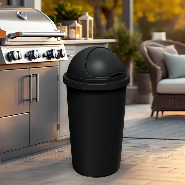 Produktbild Spetebo Abfalleimer mit Schiebedeckel (50 l)