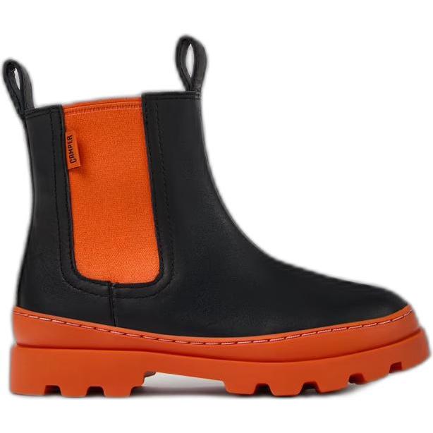 Camper, Boots + Stiefel, kinder stiefeletten brutus, Schwarz, (28)