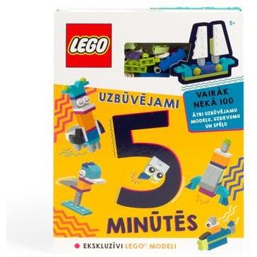 LEGO ICONIC Activity Book "5-Minute Builds"- Latvian