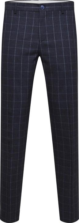 Actual product image Selected Checked linen trousers (44)