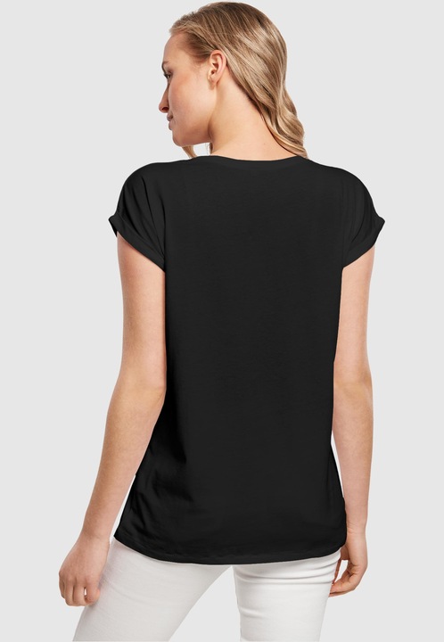 Produktbild Merchcode Ladies Merry Christmas And Happy Always Extended Shoulder Tee - 116937 (M)