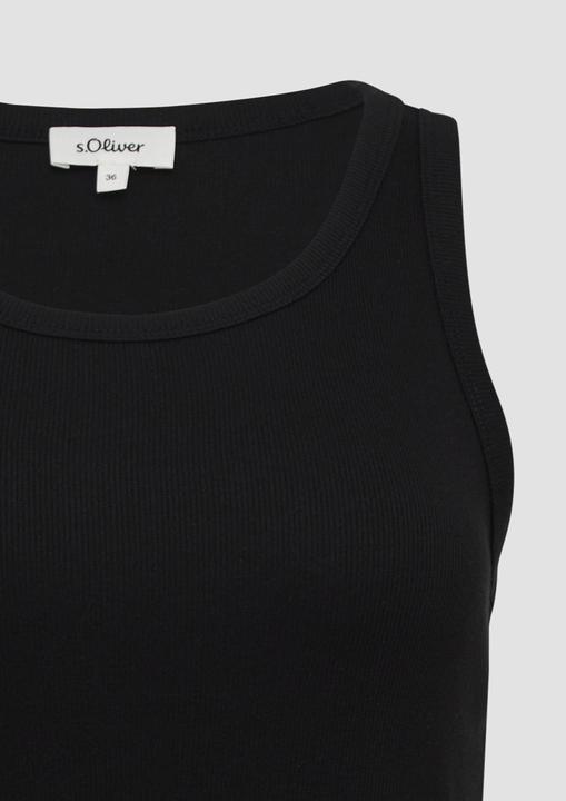 Produktbild S.Oliver T-Shirt Slim-Fit-Top mit Rippstruktur (44)