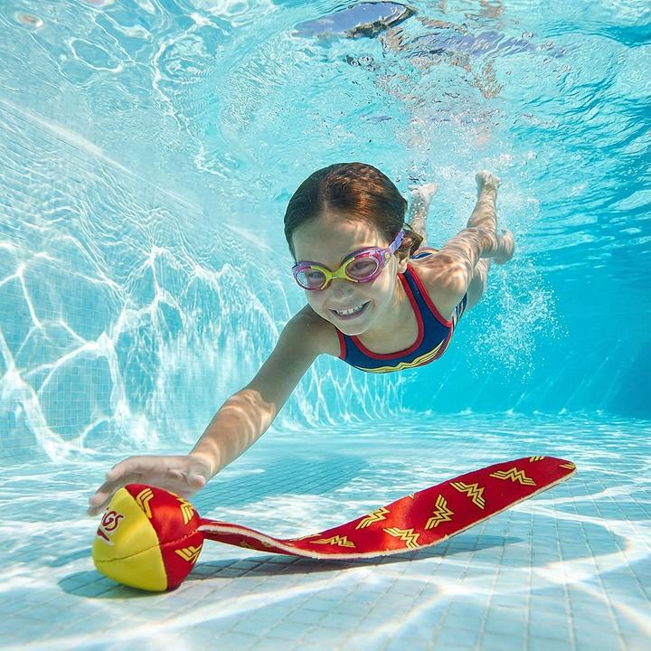 Productafbeelding Zoggs DC Superhero Wonder Woman duikbal, set van 2