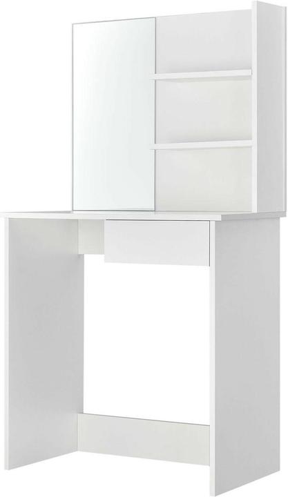 Actual product image Modernhome Modern dressing table, large mirror and shelf (75 x 40 x 141 cm)