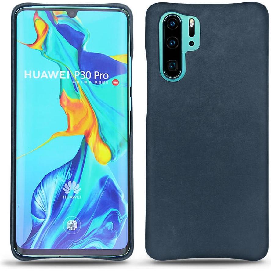 Thumbnail - Noreve Lederschutzhülle (Huawei P30 Pro), Smartphone Hülle, Blau